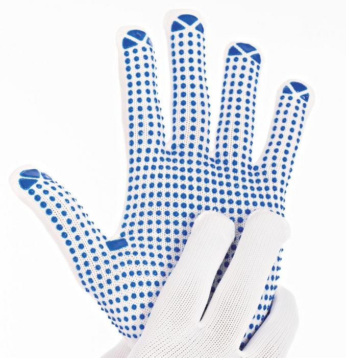 Mittelstrickhandschuhe Structa | Nylon/Baumwolle mit PVC Noppen XL
